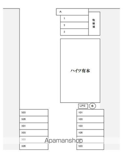 和歌山県和歌山市有本[3DK/58.32m2]の配置図