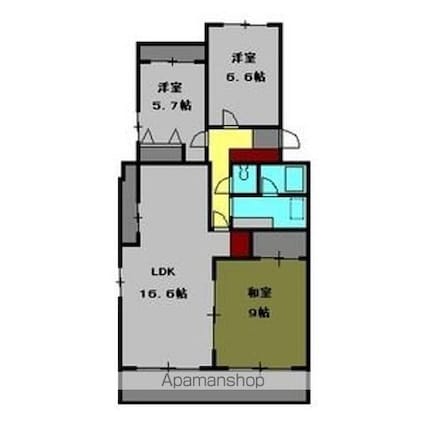 密柑山セピアコート[3LDK/80.11m2]の間取図