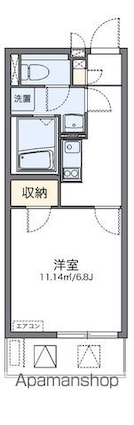 レオネクストたまき[1K/24.81m2]の間取図