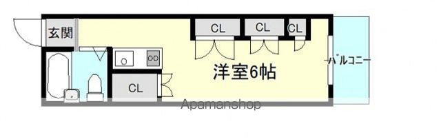 カーサ平野町の間取り写真