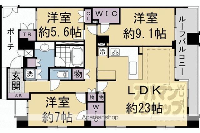 グランレ・ジェイド京都河原町の間取り写真