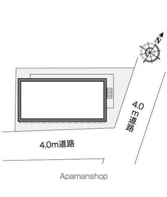 レオパレスフェンテⅡ[1K/19.87m2]の配置図