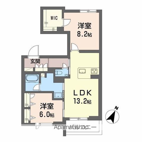 シャーメゾン絆IVの間取り写真