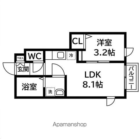 シエル宮町IIの間取り写真