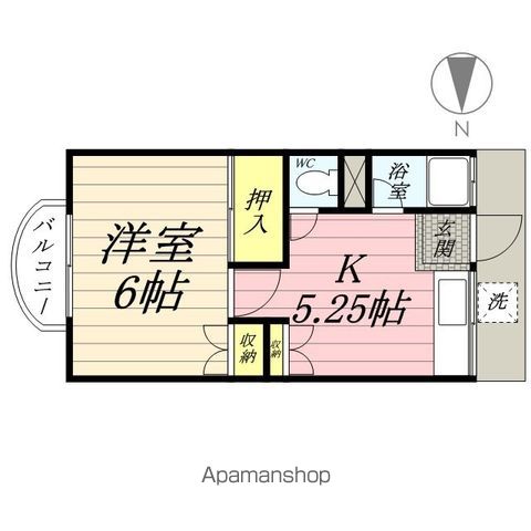 コーポチェリーの間取り写真