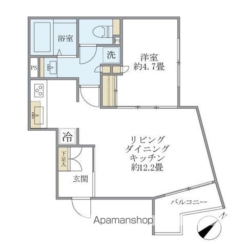 EXAM AKASAKAの間取り写真