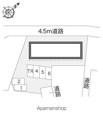 レオパレスＹＯＫＯＭＩＺＯ[2DK/46.37m2]の配置図