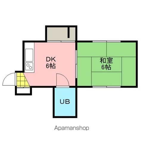 シャトー西白島の間取り写真
