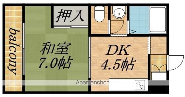 内山マンションの間取り写真