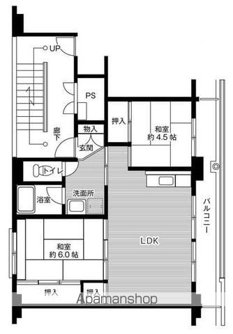 ビレッジハウス佐野菊川2号棟の間取り写真