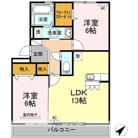 リビングタウン浜坂の間取り写真