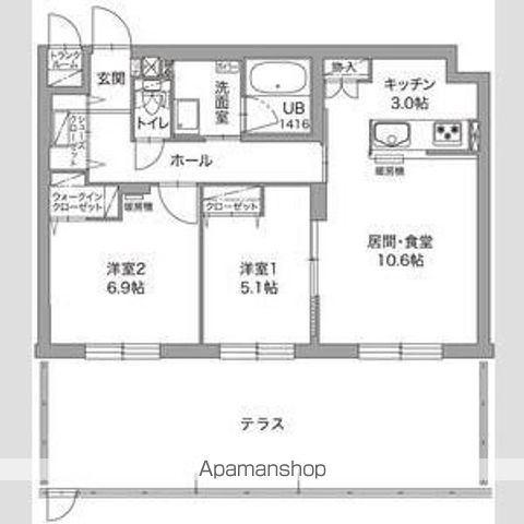 ジュノール千歳真々地の間取り