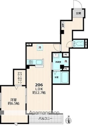 仮称）グレース[1LDK/47.84m2]の間取図