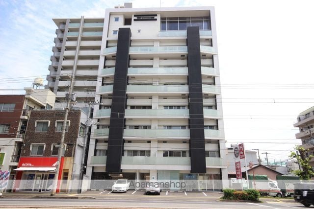広島電鉄江波線 舟入幸町駅 徒歩2分 9階建 築22年の外観写真