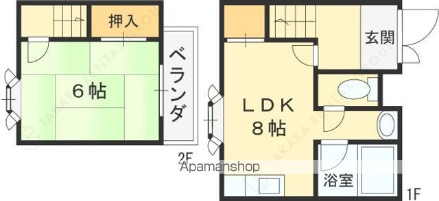 サンライフクローバーの間取り写真