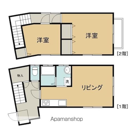 パークハイム[2LDK/63.04m2]の間取図