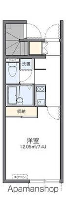 レオネクストタートルクレインⅠ[1K/23.61m2]の間取図