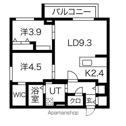 CROSSBELL524の間取り写真