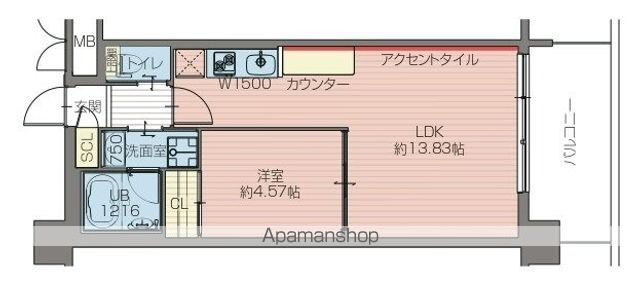 プレジオ今福鶴見の間取り写真