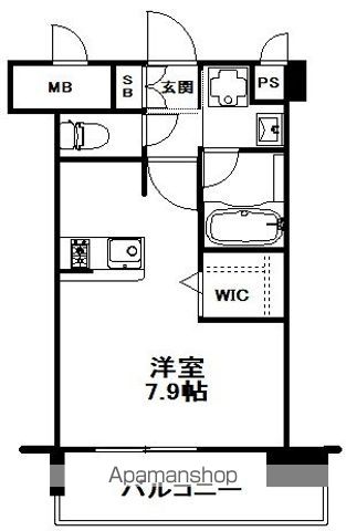 【エンクレスト博多駅南ＳＴＲＥＥＴの間取り】