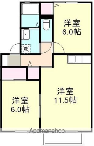 ドミール新田の間取り写真