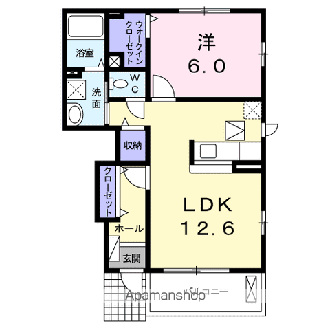 【ベル　ハーモニーの間取り】