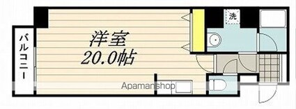 フローレンスＡＫＩＳＨＩＭＡ[1R/42.28m2]の間取図