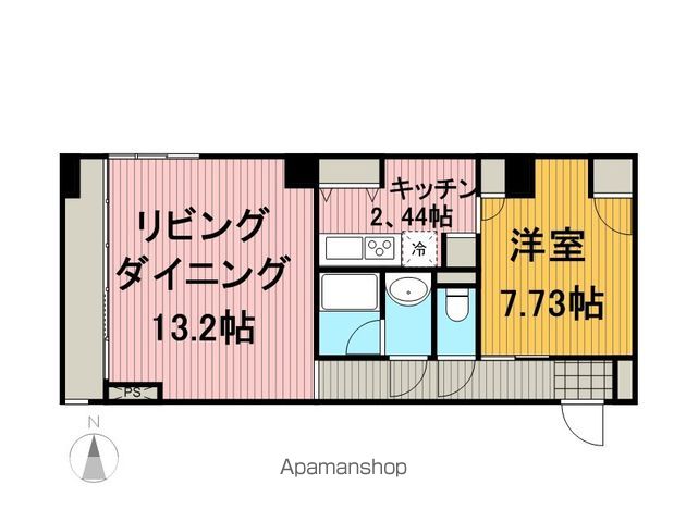 【ドゥーエ清澄白河の間取り】