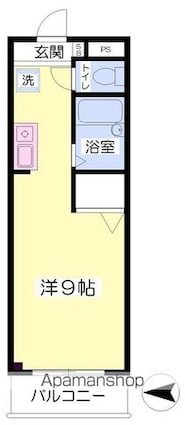 アトランティック木屋[1R/21.04m2]の間取図