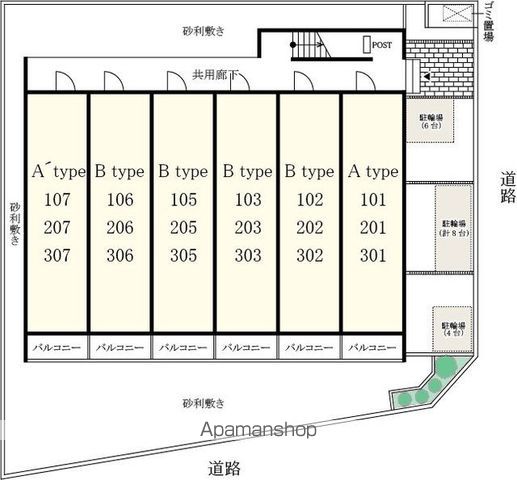 リブリ・レナトゥス 306 ｜ 千葉県鎌ケ谷市道野辺本町２丁目確認中（賃貸マンション1K・3階・28.56㎡） その24