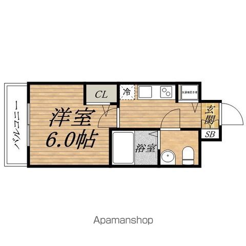 S−RESIDENCE北浜の間取り写真