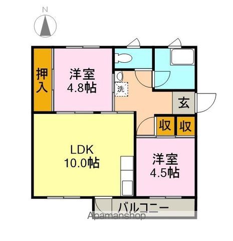 AIRLIX宮下の間取り写真