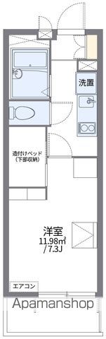 レオパレスベガ甲府南の間取り写真