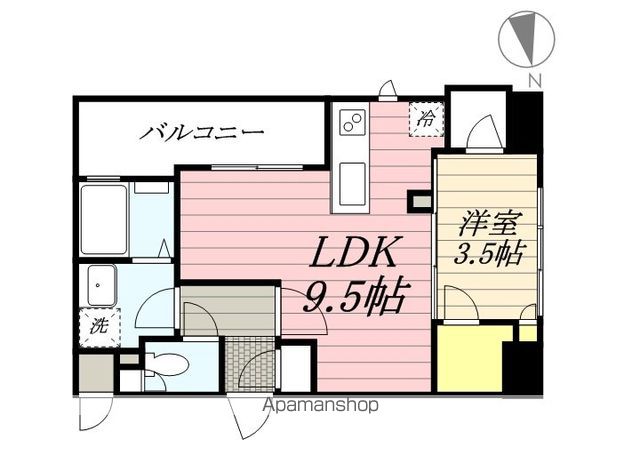 【ネストピア大濠公園駅前Ⅱの間取り】