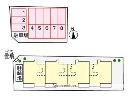 フレスクーラＡ[2LDK/61.05m2]の配置図