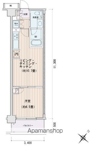 エスティメゾン豊洲レジデンスＥの間取り