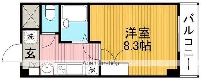シャンヴェルジェ豊中Iの間取り写真