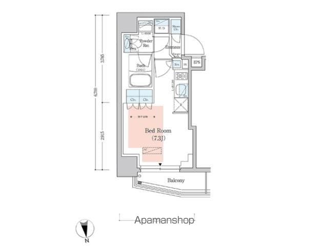 プライムアーバン品川中延の間取り写真