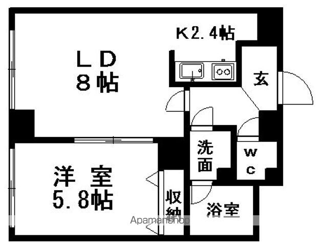 ノースパレス福住壱番館の間取り写真
