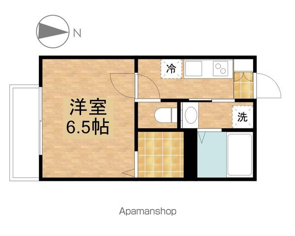 福生市牛浜のアパートの間取り