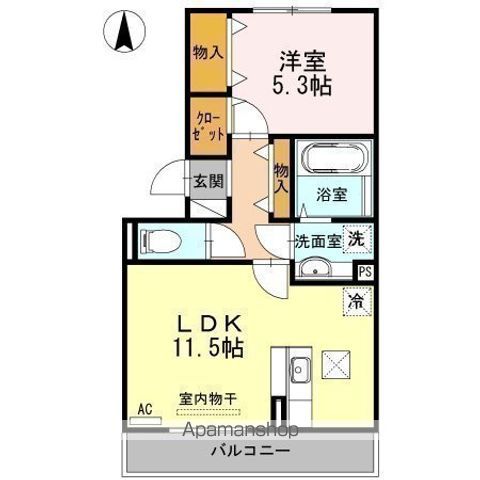 リアン トゥールの間取り写真