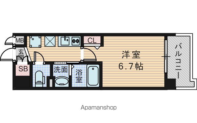LUXE三国駅前の間取り写真