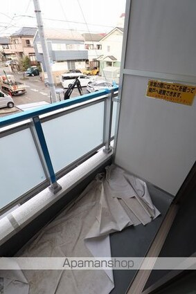 ヴィラ東中神[1K/28.56m2]のバルコニー