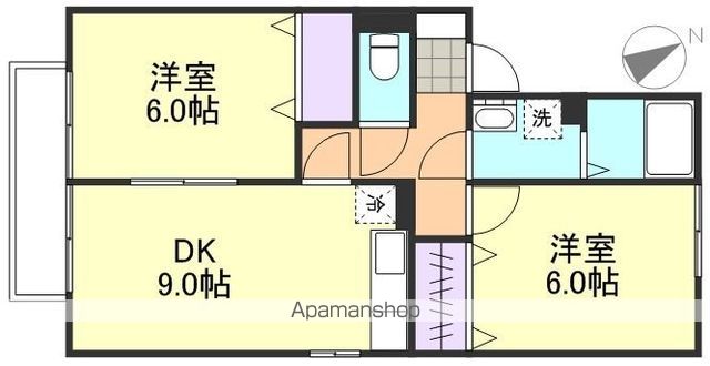 エーア トベーレ A棟の間取り写真