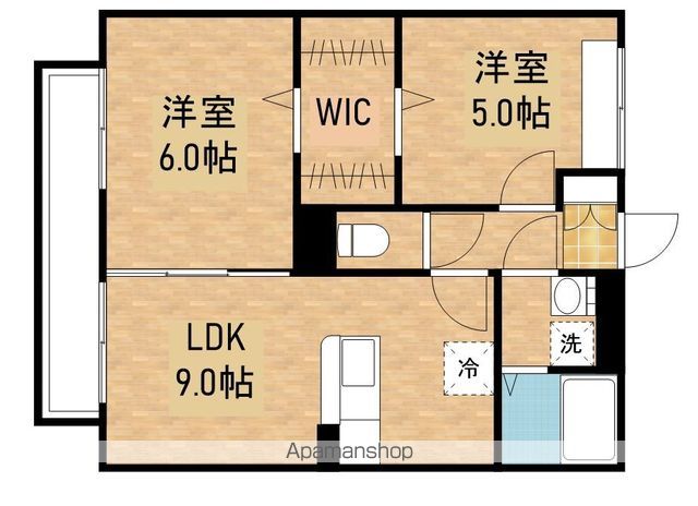ISTーGARDEN A棟の間取り写真