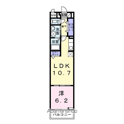 【コートヤードⅢ番館の間取り】