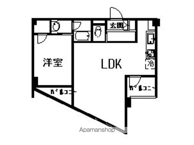 ベルジューレ高輪の間取り写真