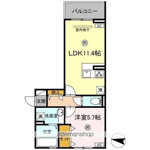 シャルマン12の間取り写真