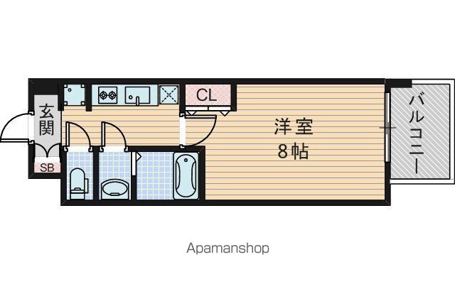 セレニテ江坂ミラクの間取り写真