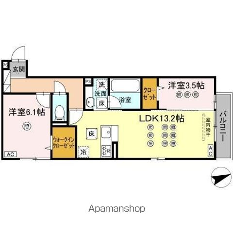 TORISIA上の原の間取り写真